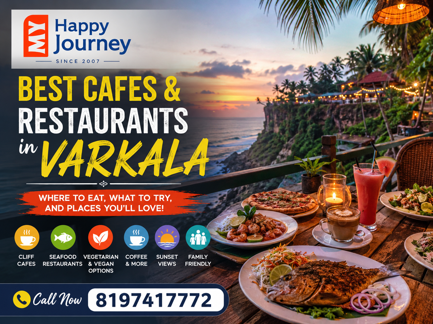 Best Cafes and Restaurants in Varkala