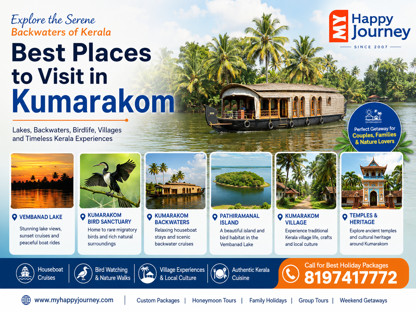 Best Places to Visit in Kumarakom