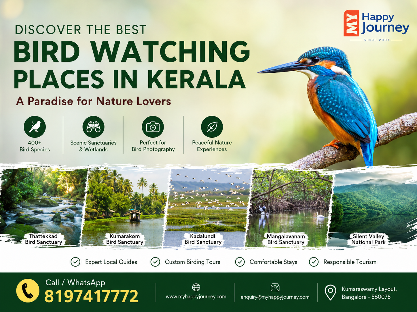 Bird Watching Places in Kerala