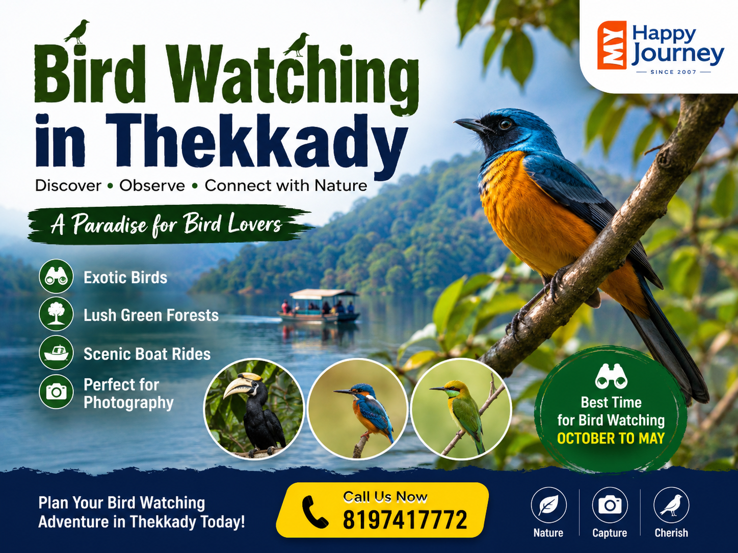 Bird Watching in Thekkady