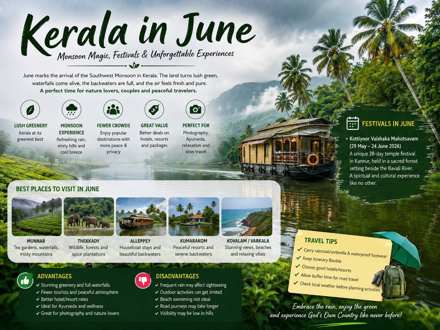 Kerala in June