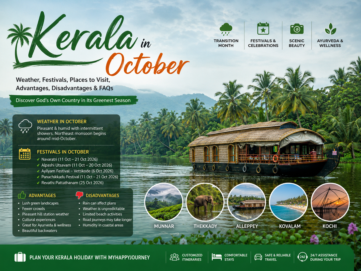 Kerala in October