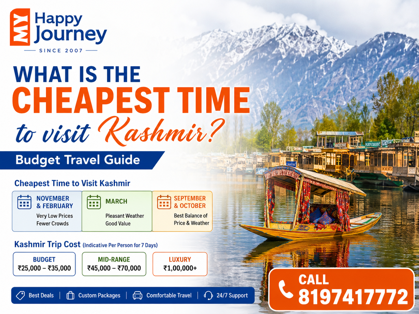 What Is the Cheapest Time to Visit Kashmir