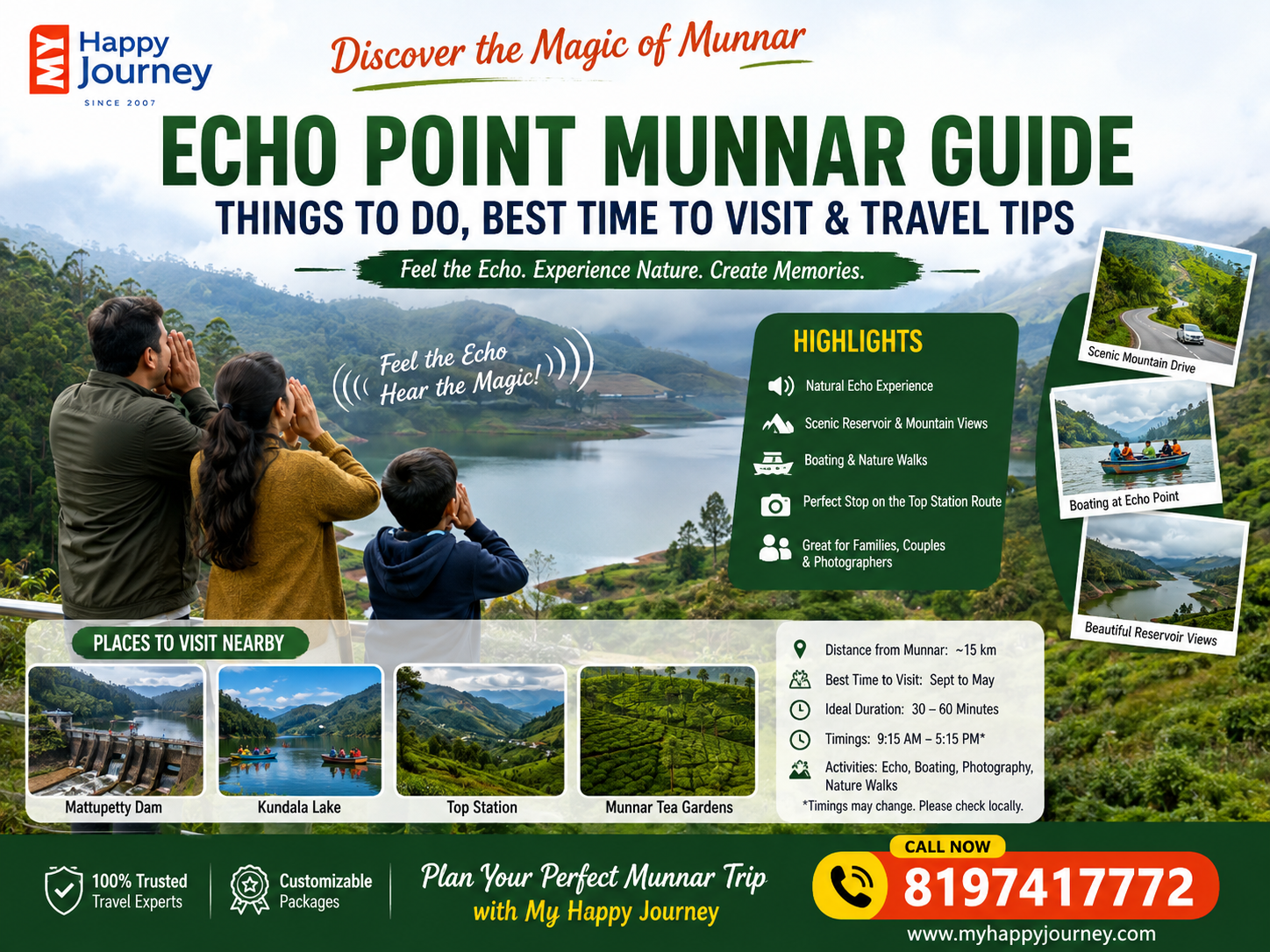 Echo Point Munnar Guide