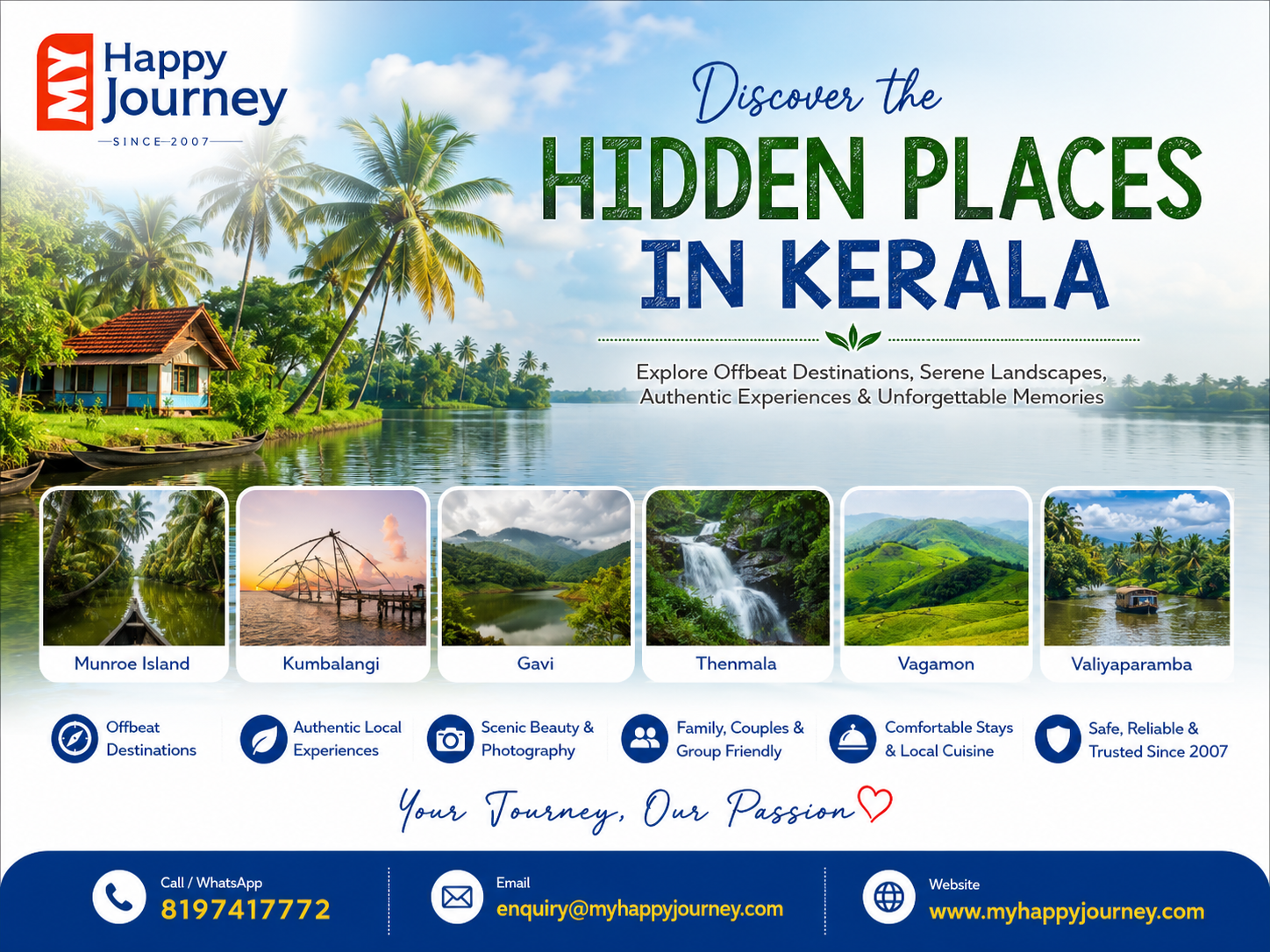 Hidden Places in Kerala