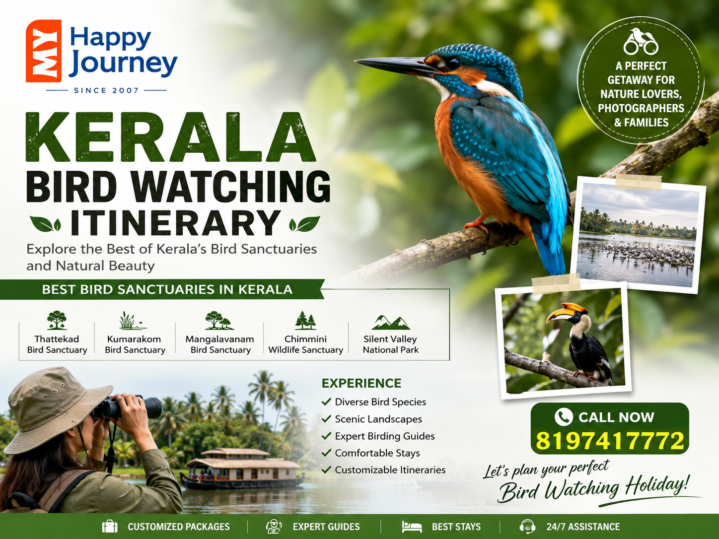 Kerala Bird Watching Itinerary