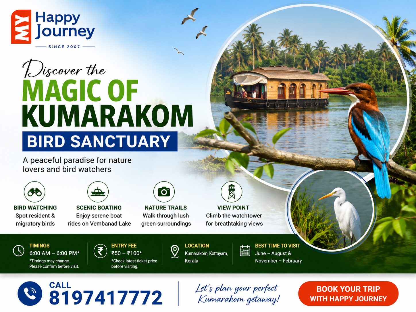 Kumarakom Bird Sanctuary Guide