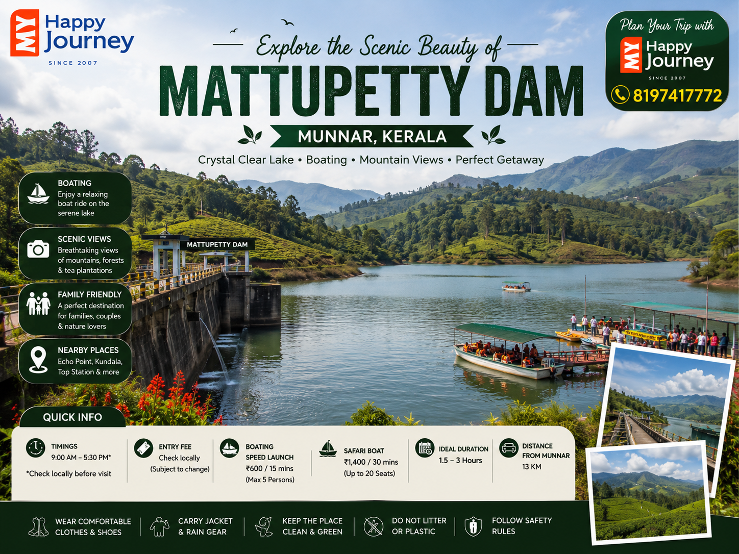 Mattupetty Dam-Munnar