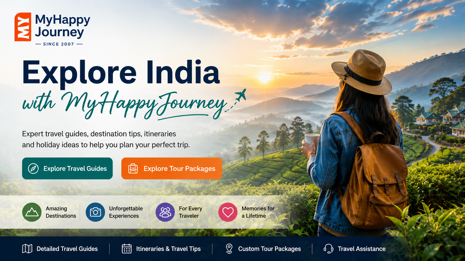 Explore India with Myhappyjourney