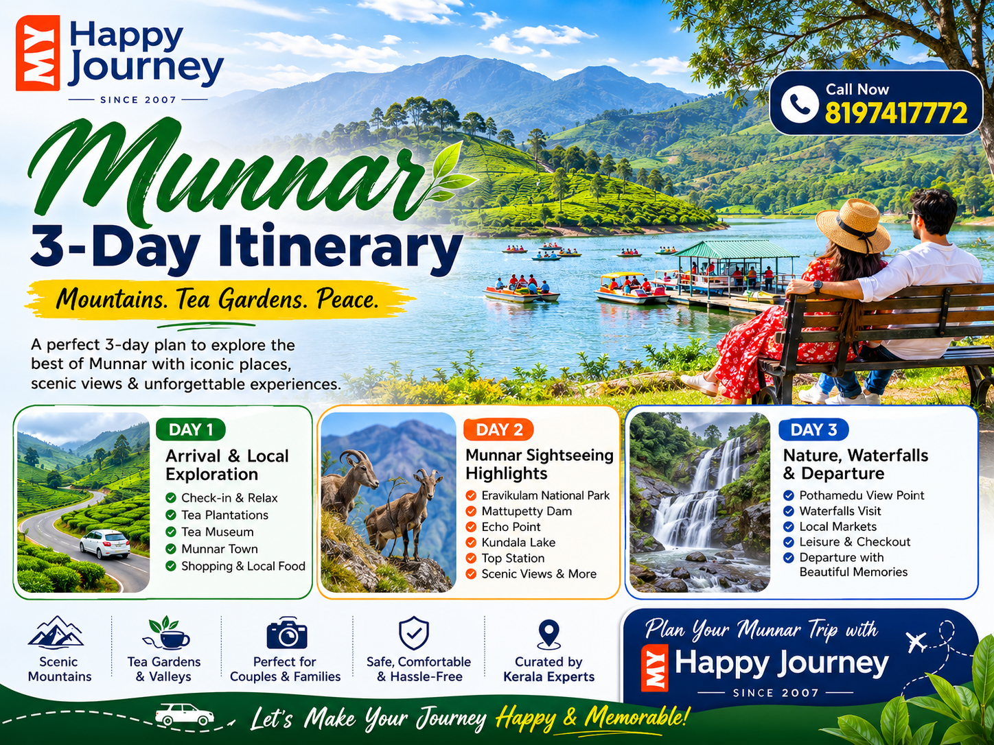 Munnar 3-Day Itinerary