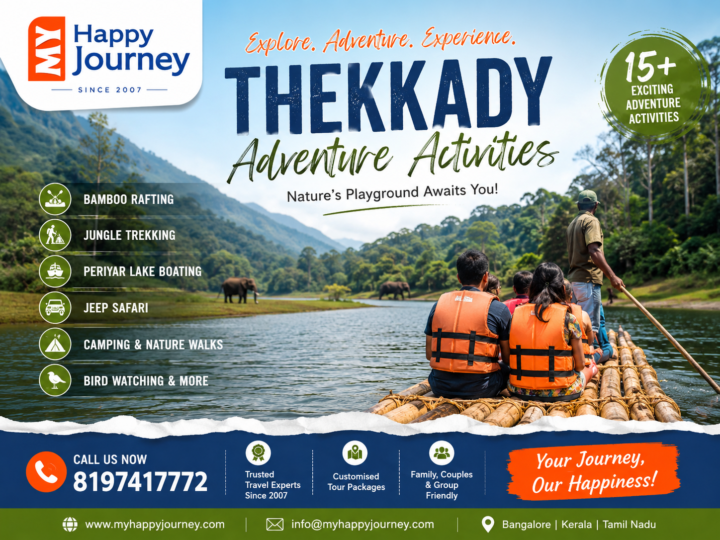 Thekkady Adventure Activities
