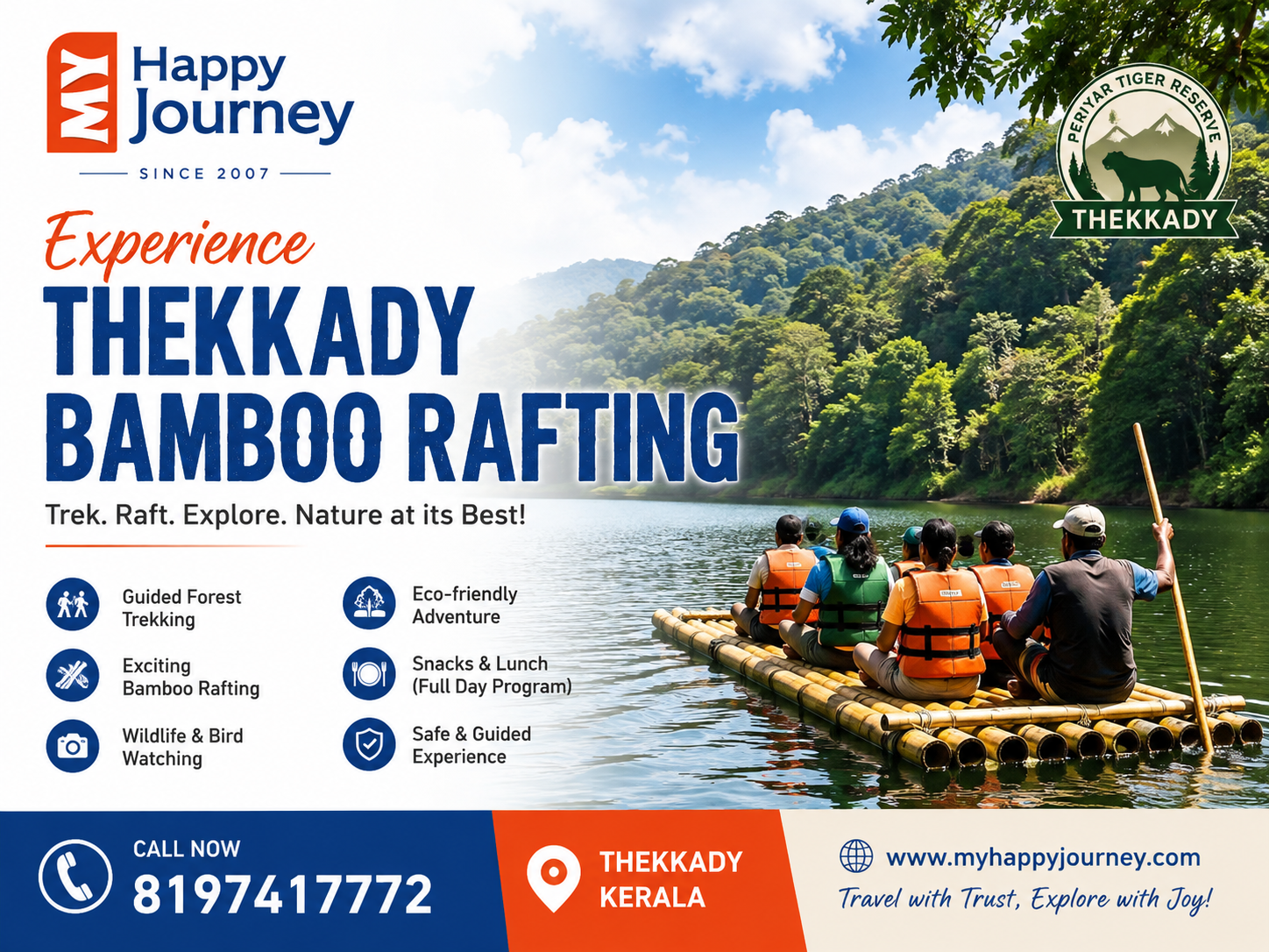 Thekkady Bamboo Rafting