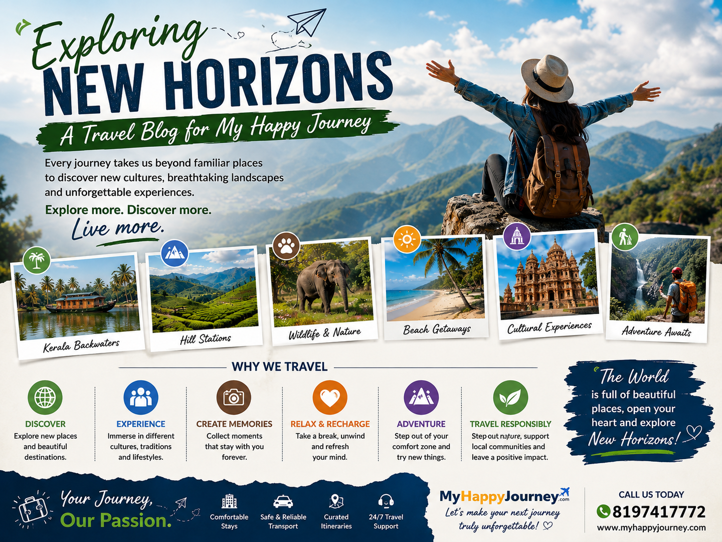 Exploring New Horizons: A Travel Blog for My Happy Journey