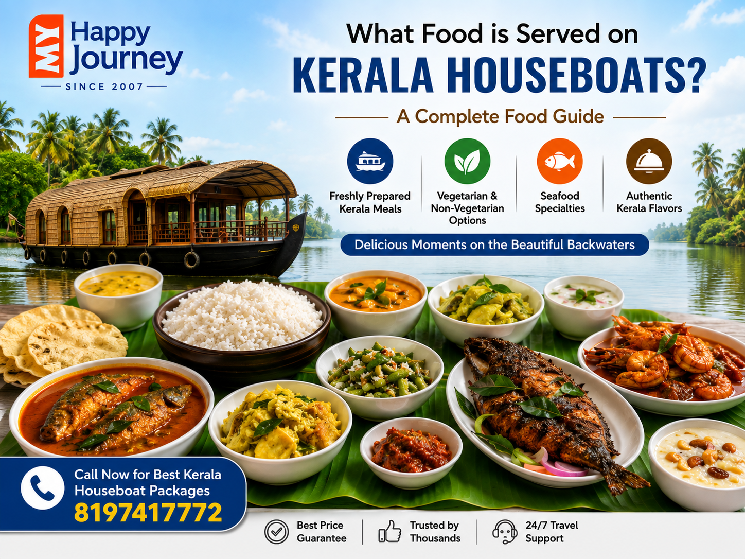 What Food Is Served on Kerala Houseboats?