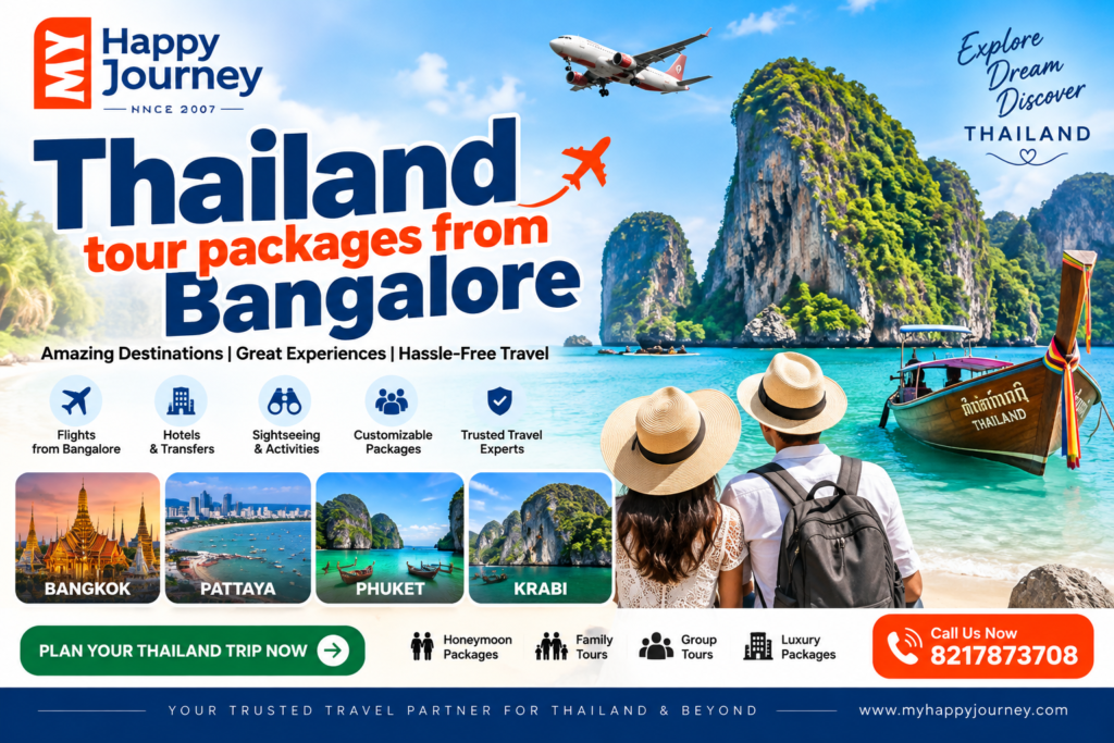 thailand tour packages from bangalore