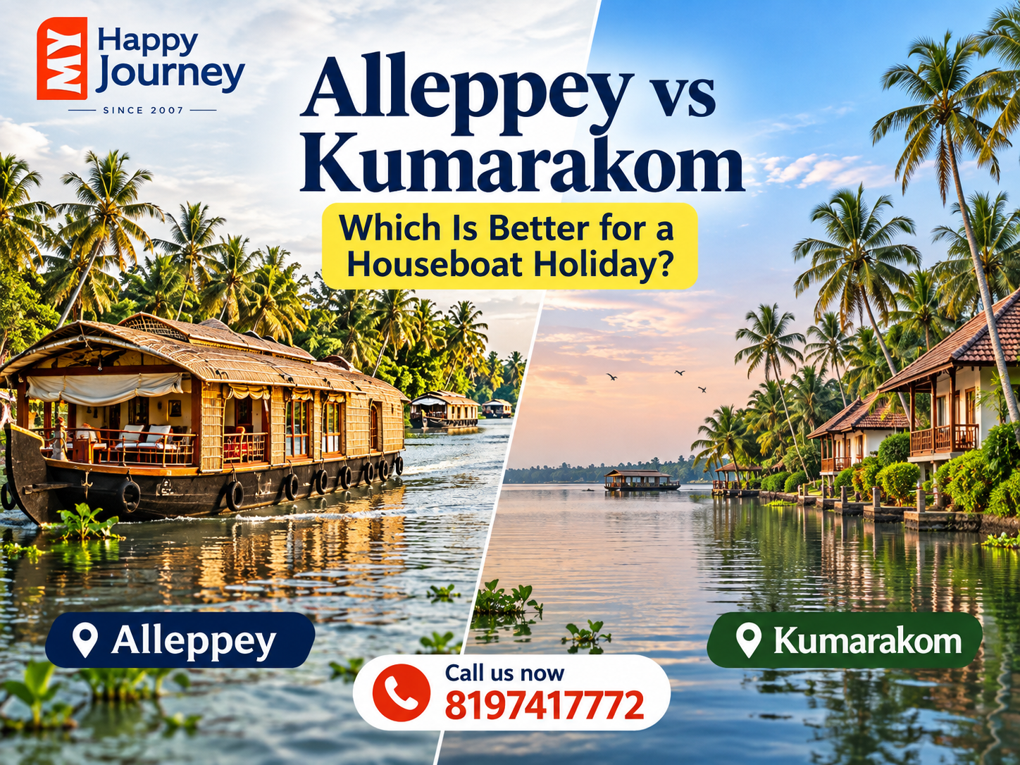 Alleppey vs Kumarakom