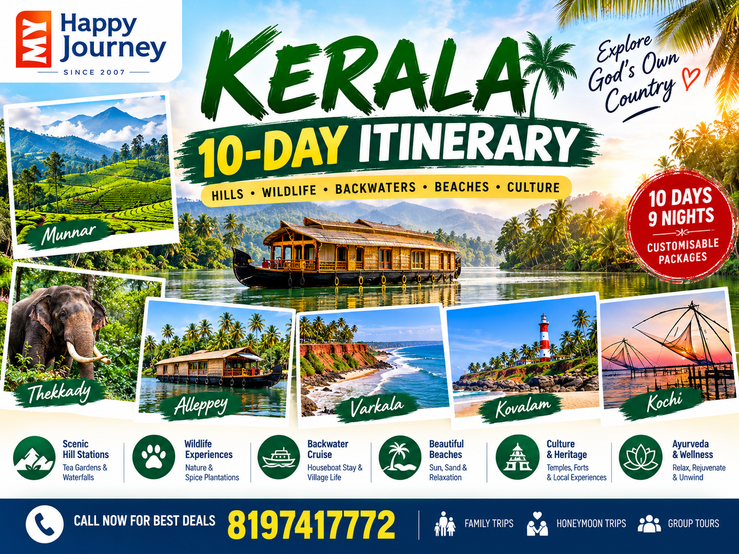 Kerala 10-Day Itinerary