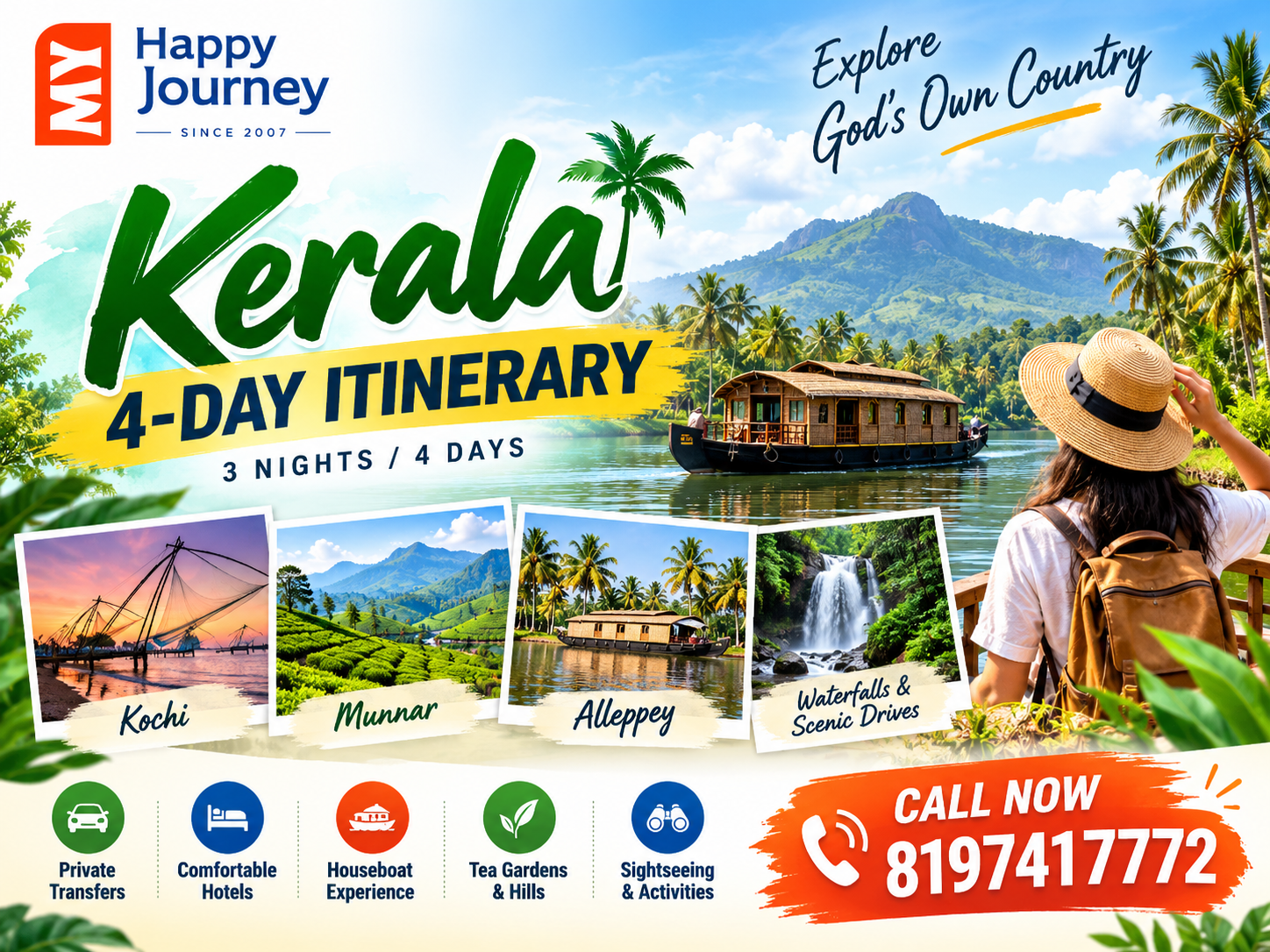 Kerala 4-Day Itinerary