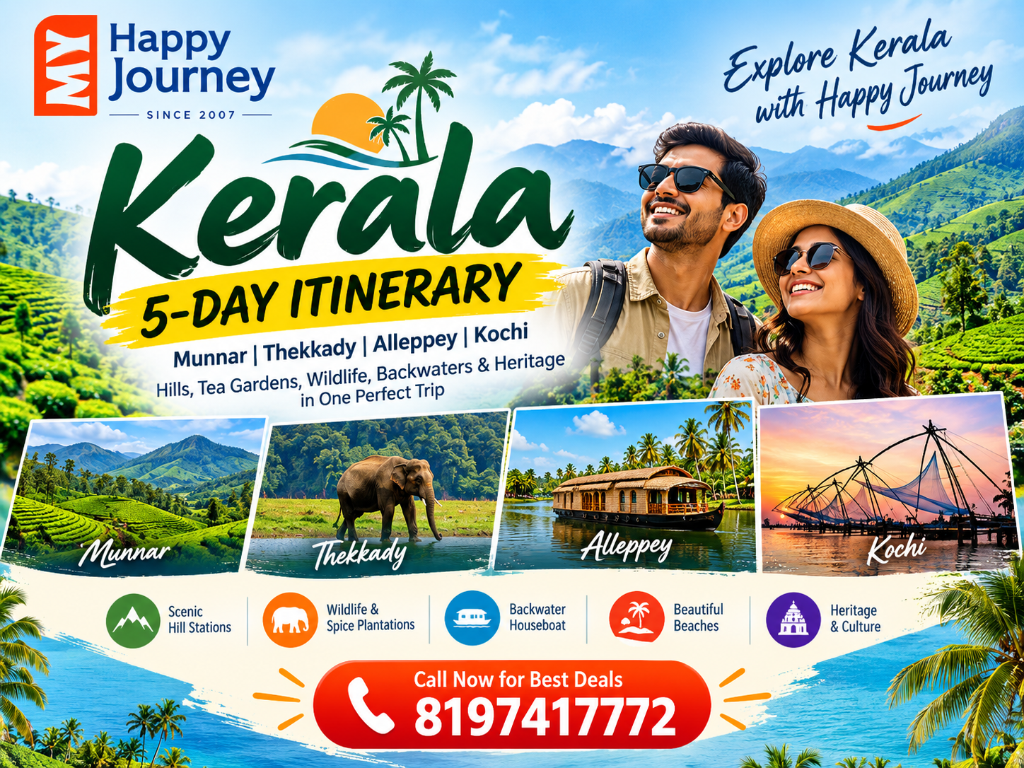 Kerala 5-Day Itinerary