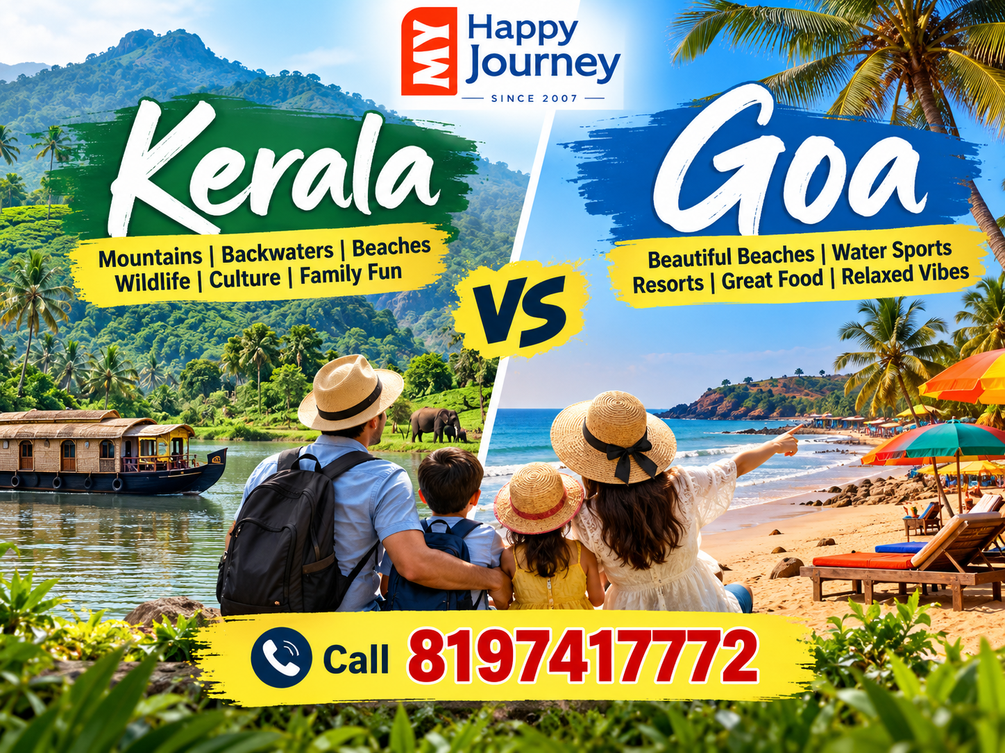 Kerala vs Goa – Which Is Better for a Family Holiday?